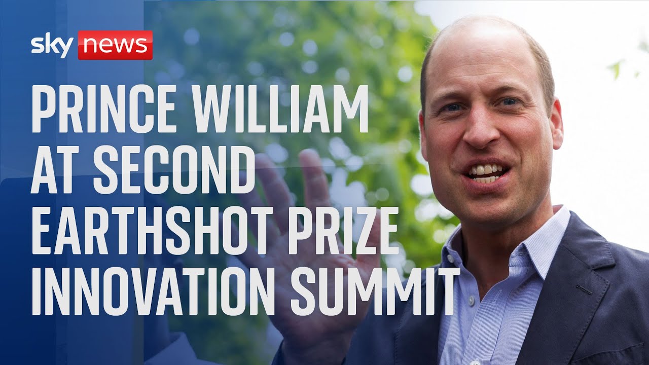 Prince William attends second Earthshot Prize Innovation Summit in New