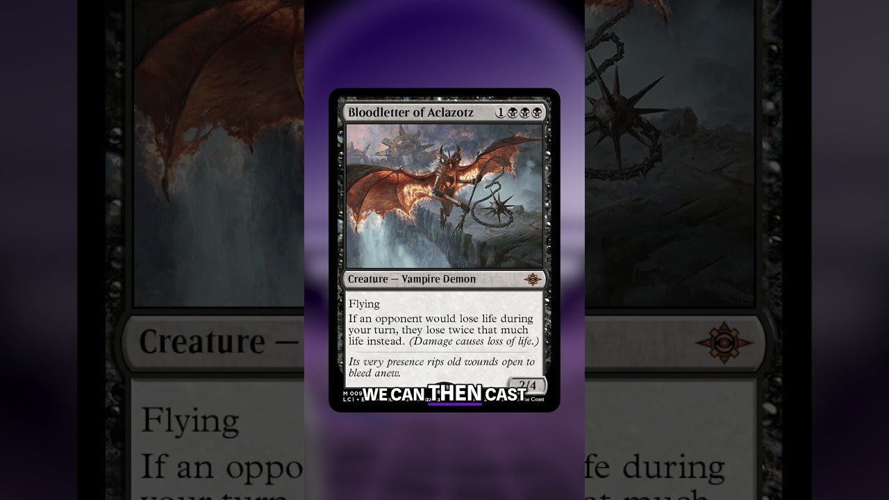 Rush of Dread + Bloodletter of Aclazotz = Instant Win in Standard! - YouTube
