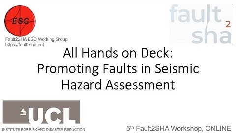 Fault2SHA 5th Workshop - Day 1 Part 1 Unedited