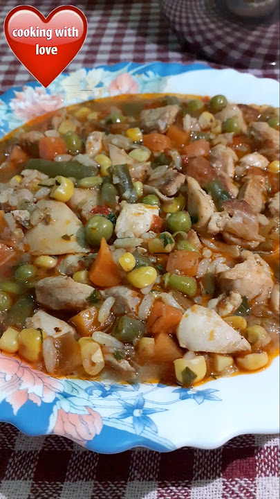 Colorful vitamin soup (warms the body and soul) 😍 #shorts #food #recipe #lunch