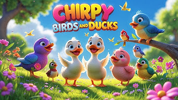 Vrolijke vogels en eenden: de leukste kinderliedjes!| Kinderliedjes en kinderliedjes!| Leuke lied...