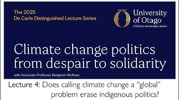 De Carle Distinguished Lecture Series 2025: Lecture 4, 14 April
