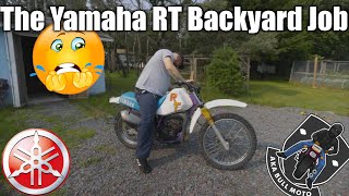Helping Out With The Rebuild Of The 1993 Yamaha RT 180 (vlog)