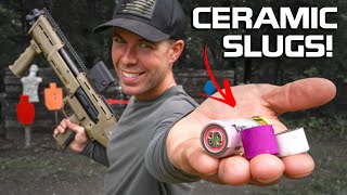 Homemade CERAMIC Shotgun Slugs, How Effective Are They??