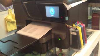 Instalación sistema de tinta en impresora hp 8600