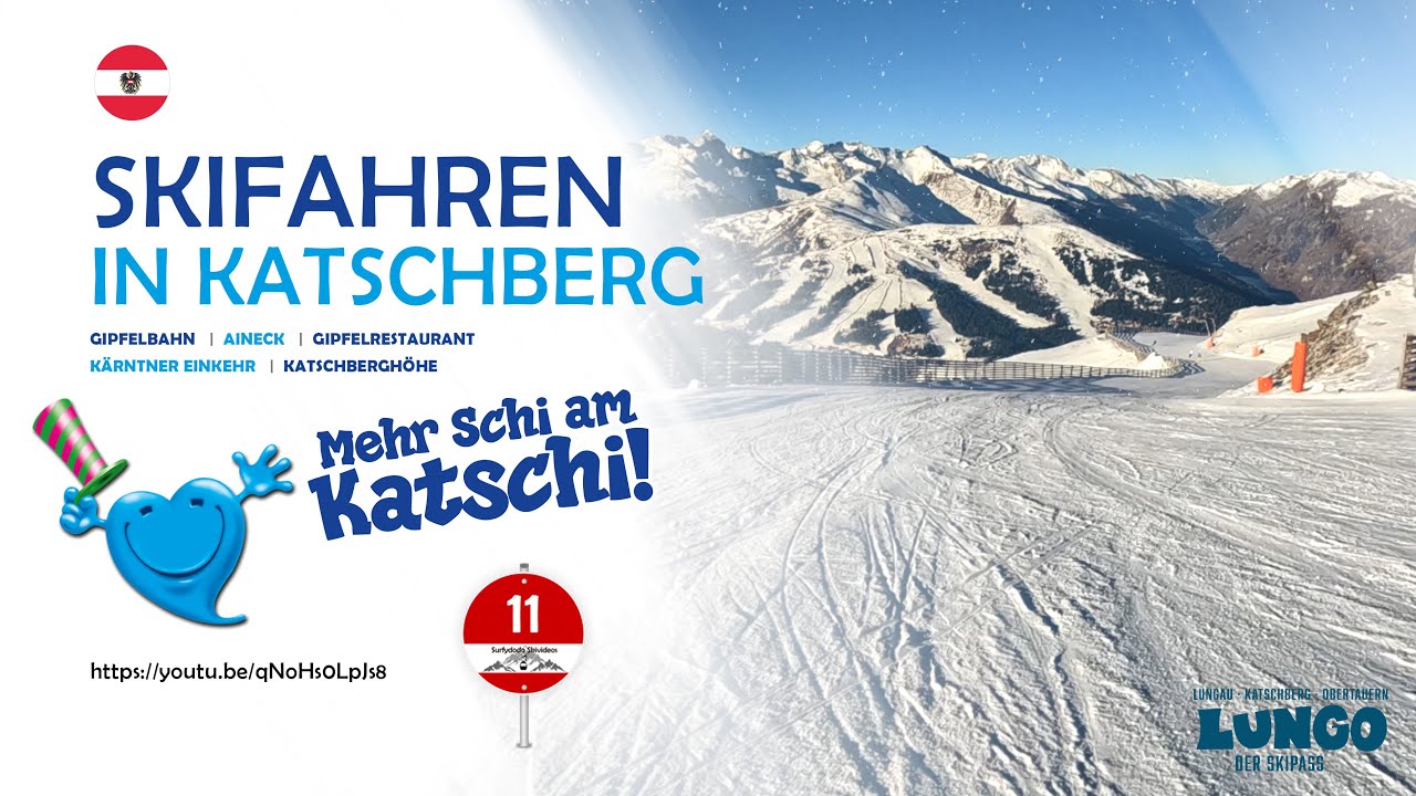 Katschberg (Aineck) - Piste 11 (rot) - Abfahrt vom Aineck - Talabfahrt