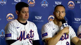 Brandon Nimmo Talks Meeting at Steve & Alex Cohen's Home