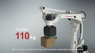 Palletizing robot CP110L - compact robot body size with 110 kg payload