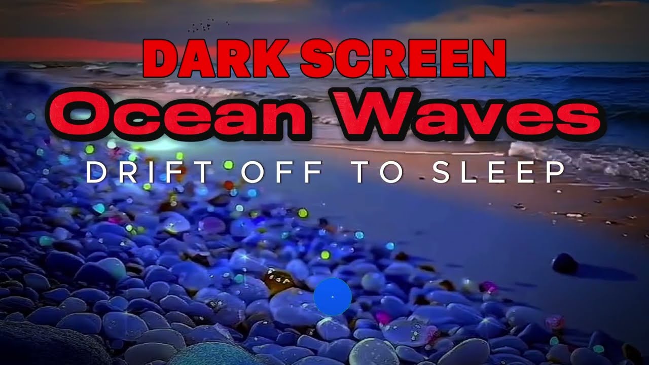 🟣Fall Asleep With Relaxing Wave Sounds at Night, High Quality Stereo