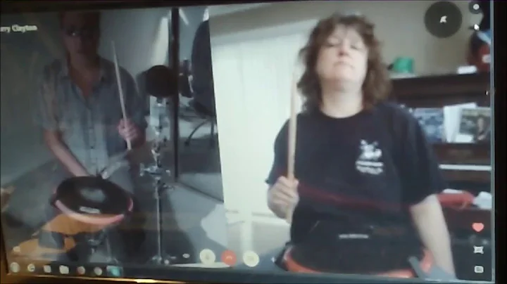 Kevin Crabb Drum Lesson Teaching Sherry Clayton (0...