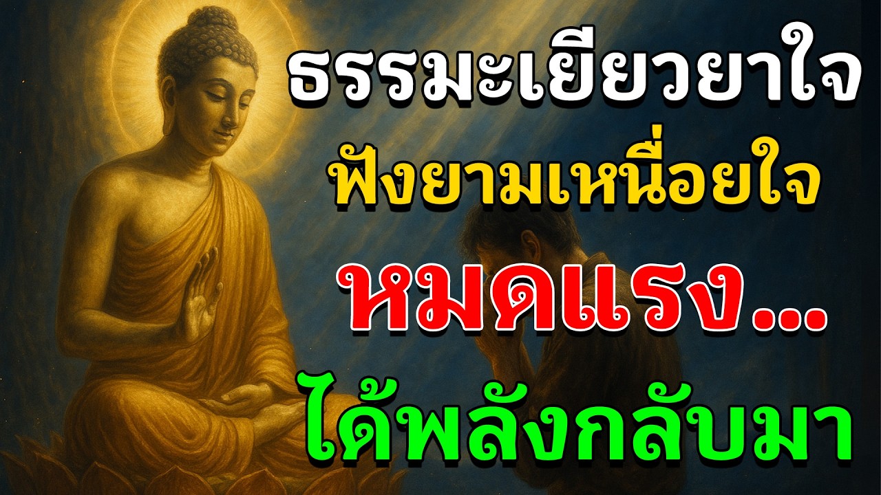 หมดแรงเมื่อไหร่…เปิดคลิปนี้ | ธรรมะปลอบใจเยียวยาจิตใจ ฟังแล้วมีกำลังใจขึ้นทันที
