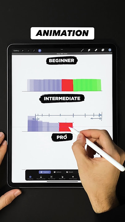 3 levels of animation 🤩 moving object #animation #procreate