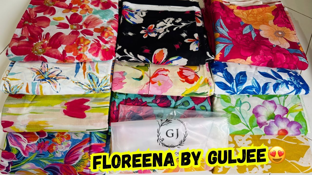 FLOREENA BY GULJEE 2025 || FLOREENA THREE PIECE LAWN 2025 || GULL JEE NEW COLLECTION