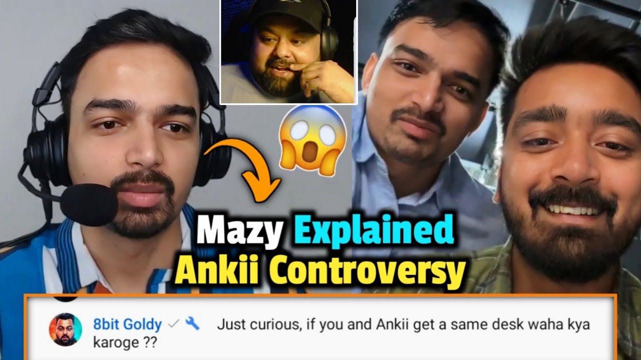 Goldy Bhai talk to Mazy on Anki Controversy ✅ Soul Manya Support Mazy 🚨