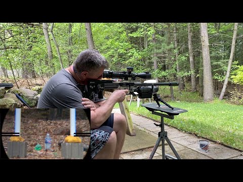 PJ shoots the Airgun Nation Forum Bottlecap Challenge with the FX Impact MK1 in .22 caliber airgun
