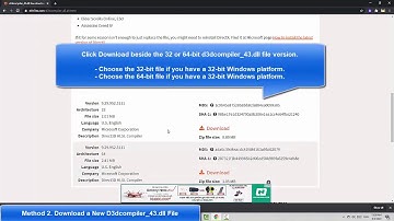 How to Fix D3DCOMPILER_43.dll is Missing in Windows 10 (For GTA 5)