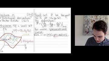 11. Directional derivatives and vector fields