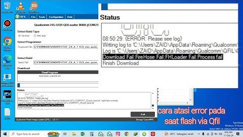 Cara Atasi Error FHloader Fail Flash Vivo Y71 Via Qfil