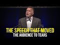 December 2018 : Arnold Schwarzenegger Moved The Entire Audience To Tears