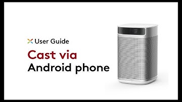 Cast via Android phone--#XGIMIPortableProjector#MoGoSeries#Halo