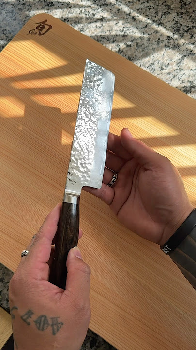 Stayed sharp til the end 🤯 Shun Premier Nakiri is a great addition for any kitchen! #chef