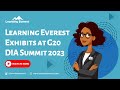 Learning everest exhibits at g20 dia 2023