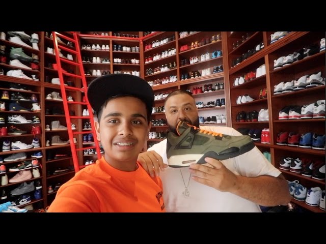 dj khaled shoes collection