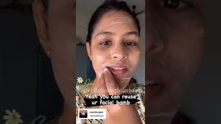 Cleansing My Skin With Facial Bomb Morning Routine Shabna D