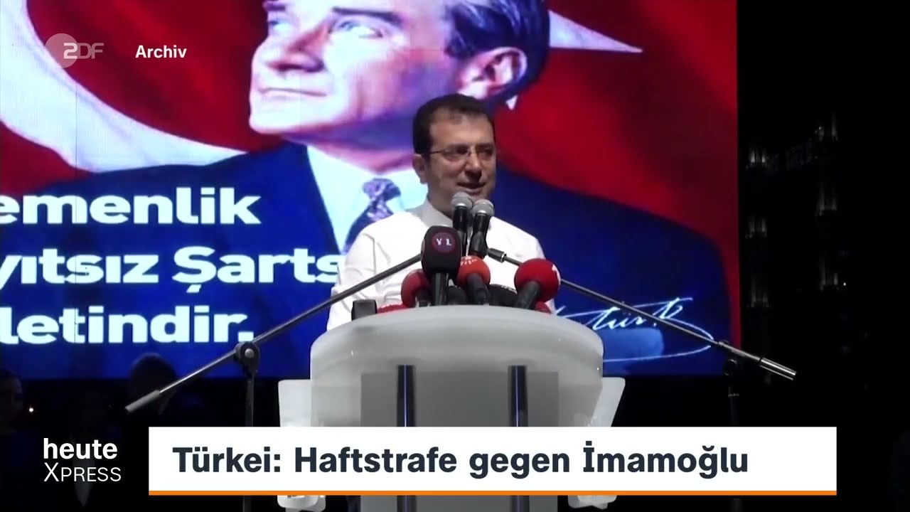 ZDF🔸Erdogan-Gegner Imamoglu zu zwei Jahren Haft verurteilt