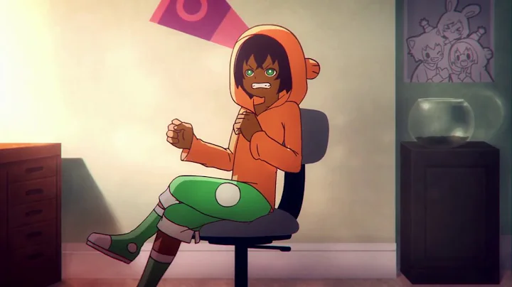 Gamble and Darwin on the anime character