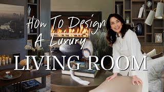 HOW TO DESIGN A LUXURY LIVING ROOM | Behind The Design | LGCineBeam