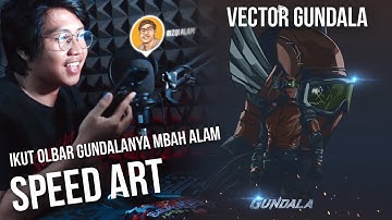 SPEED ART VECTOR GUNDALA