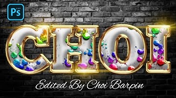 COLOR DROP TEXT WITH SHINNY GOLD STROKE EFFECT IN PS TOUCH & PIXXELAB @ ANDROID  EDITING TUTORIAL