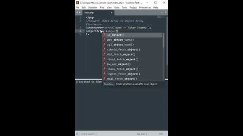 Convert Index Array To Object Array Vice-Versa