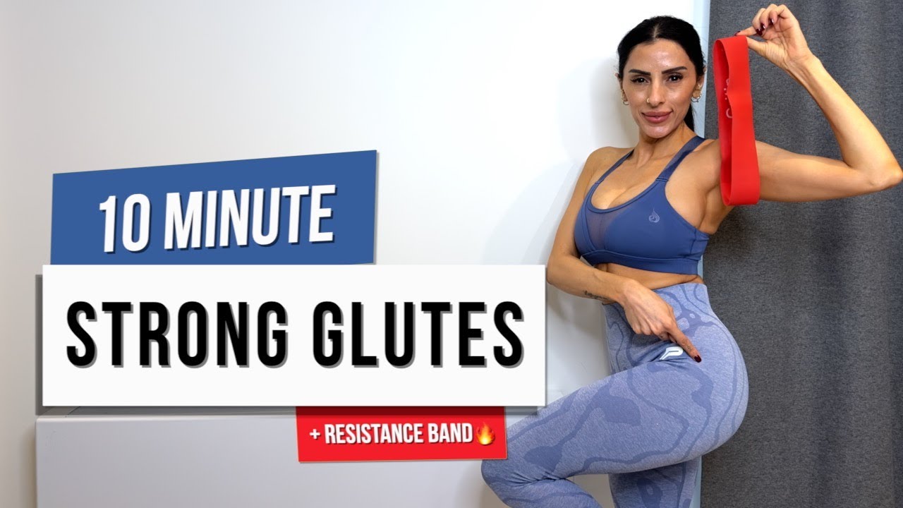 DAY 23: 12 Min Strong Glutes Workout – Resistance Band | 30 Day Get Fit ...