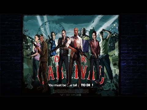 Left 4 dead 2 Dark carnival with all 8 survivors