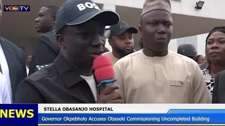 "This is a Shame!" – Gov. Okpebholo Inspects Stella Obasanjo Hospital