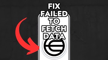 NEW! How To Fix WORLDCOIN Failed To Fetch Data