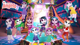 My talking angela 2 Dance part 5 🎵🎶🪘🎉🎊PREMİERE!🔴 (English Ver.)🌌 screenshot 4