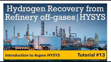 Hydrogen recovery from refinery off-gases | Use of spreadsheet in HYSYS