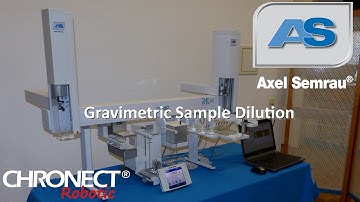 Axel Semrau CHRONOS, CTC Dual Head RTC PAL And MT XPE205 Performing Gravimetric Dilution