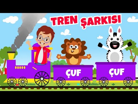 Tren Gelir Hoş Gelir - En Sevilen Çocuk Şarkıları - Tren Gelir Cuf Cuf - Çizgi Film