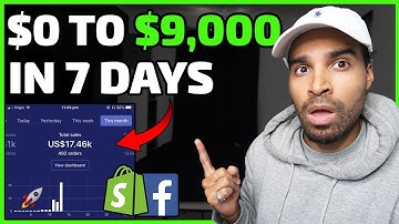 From $0 to $9000/day in just 7 DAYS Shopify Dropshipping