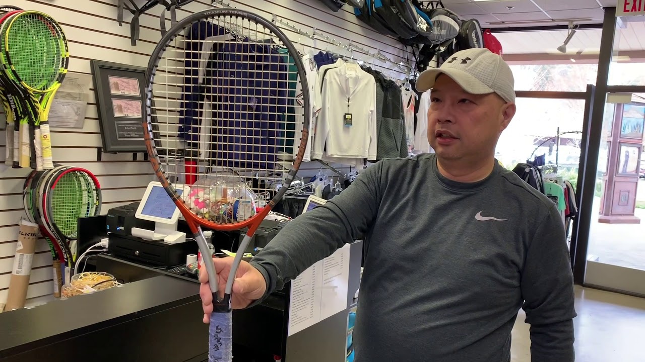 Andre Agassi Matched Used Racquet in 1999 US Open Finals - YouTube