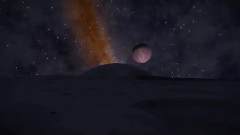 Elite:Dangerous Horizons. Timelapse from a small moon