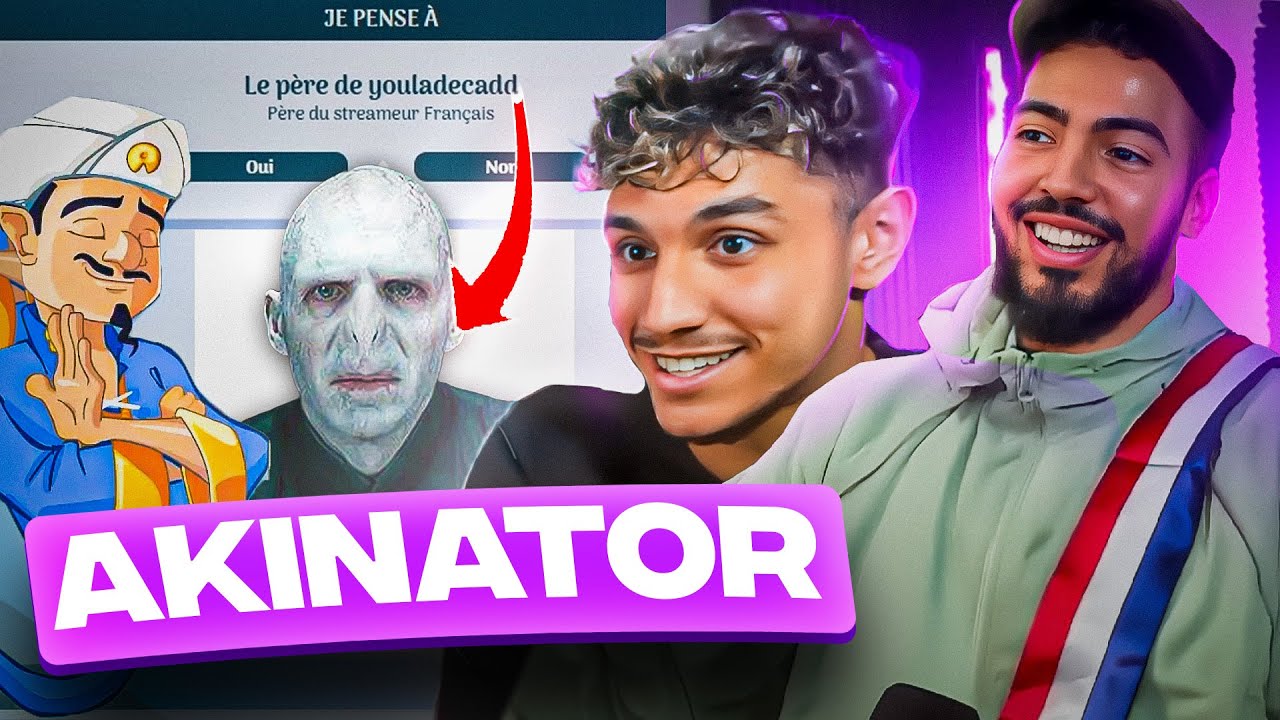 ON TROUVE LE PERE DE YOULACADD SUR AKINATOR ( FT @YouladecadLive )