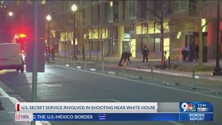 Armed man shot by Secret Service near White House