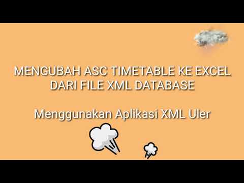 Video: Bagaimanakah saya membuka fail XML dalam jadual?