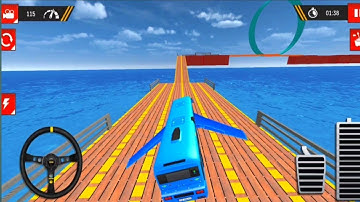 Impossible Bus Stunt Driving || Android Gameplay - Part 3