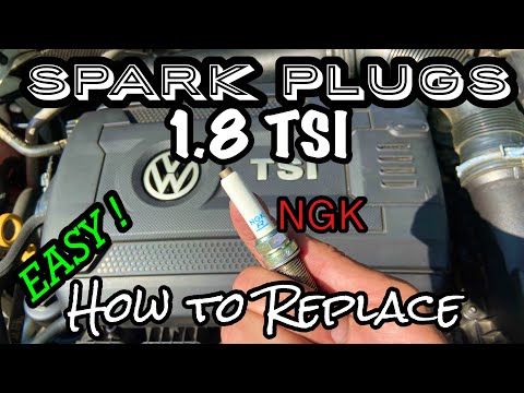 VW PASSAT 1.8 TSI-HOW TO CHANGE SPARK PLUGS Passat/Jetta/Golf/Beetle #passat #sparkplug #volkswagen